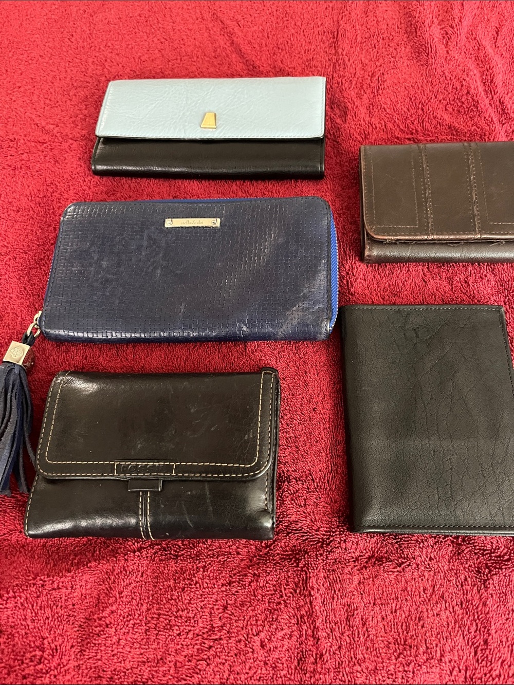 Source Unknown Women's Wallets - Black, Navy, Brown, Light Blue, Red